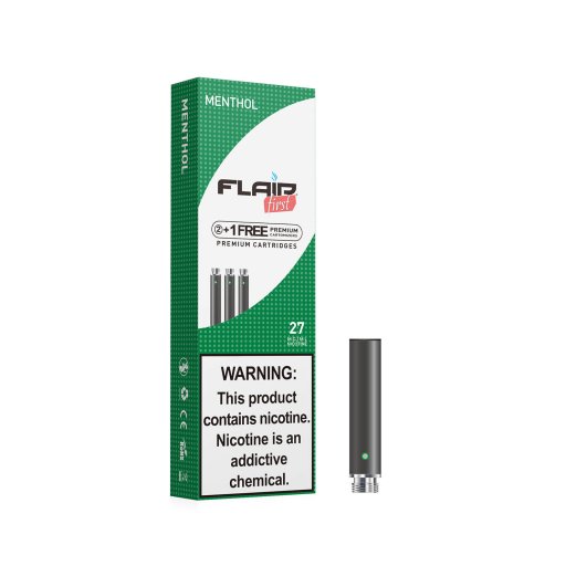 Flair E-cig Refills - Cartomizers (27 Mg Menthol)