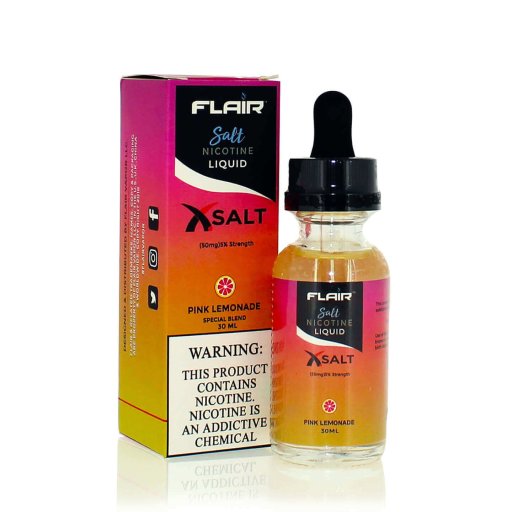 Flair Salt Nicotine Liquid (Pink Lemonade)