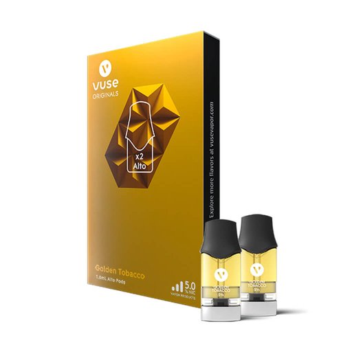 Vuse Alto Flavor pack 5.0% Golden Tobacco 2 pods