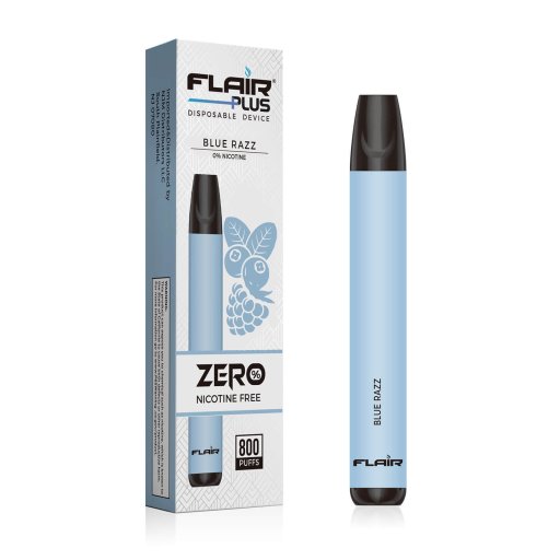Flair Plus Disposable Devices Zero Nicotine (Blue Razz)