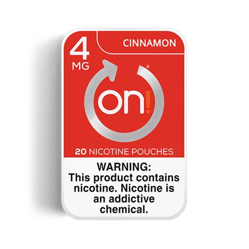 on! Nicotine Pouches 4mg - Cinnamon