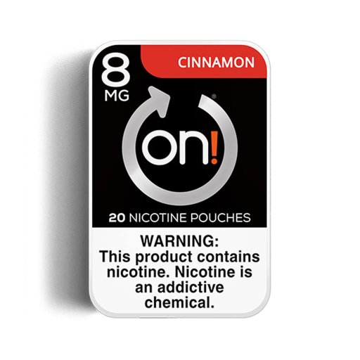 on! Nicotine Pouches 8mg - Cinnamon