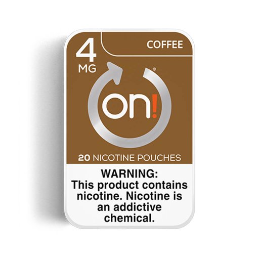 on! Nicotine Pouches 4mg - Coffee
