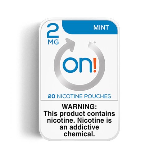 on! Nicotine Pouches 2mg - Mint