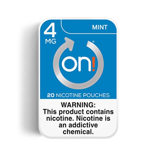 on! Nicotine Pouches 4mg - Mint