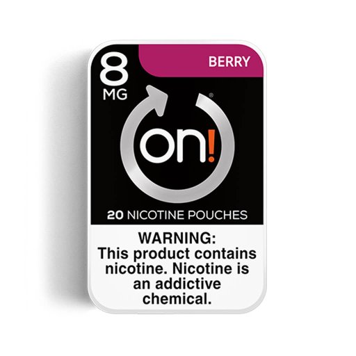 on! Nicotine Pouches 8mg - Berry