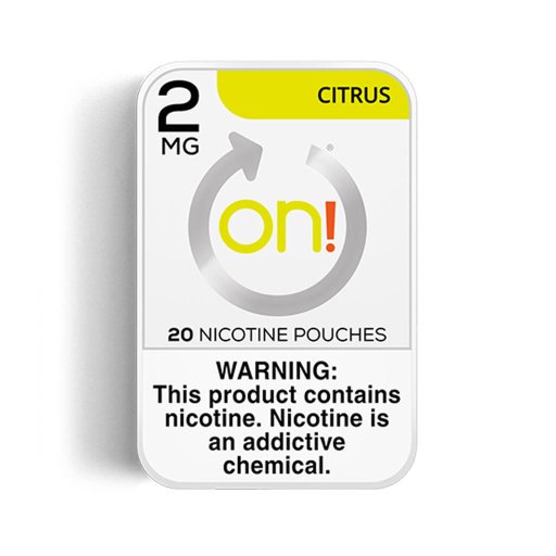on! Nicotine Pouches 2mg - Citrus