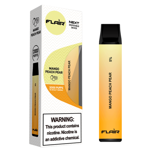 Flair Next Synthetic Nicotine Disposable Device (Mango Peach Pear - 2000 puffs)
