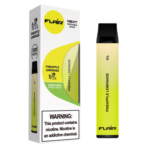 Flair Next Synthetic Nicotine Disposable Device (Pineapple Lemonade - 2000 puffs)