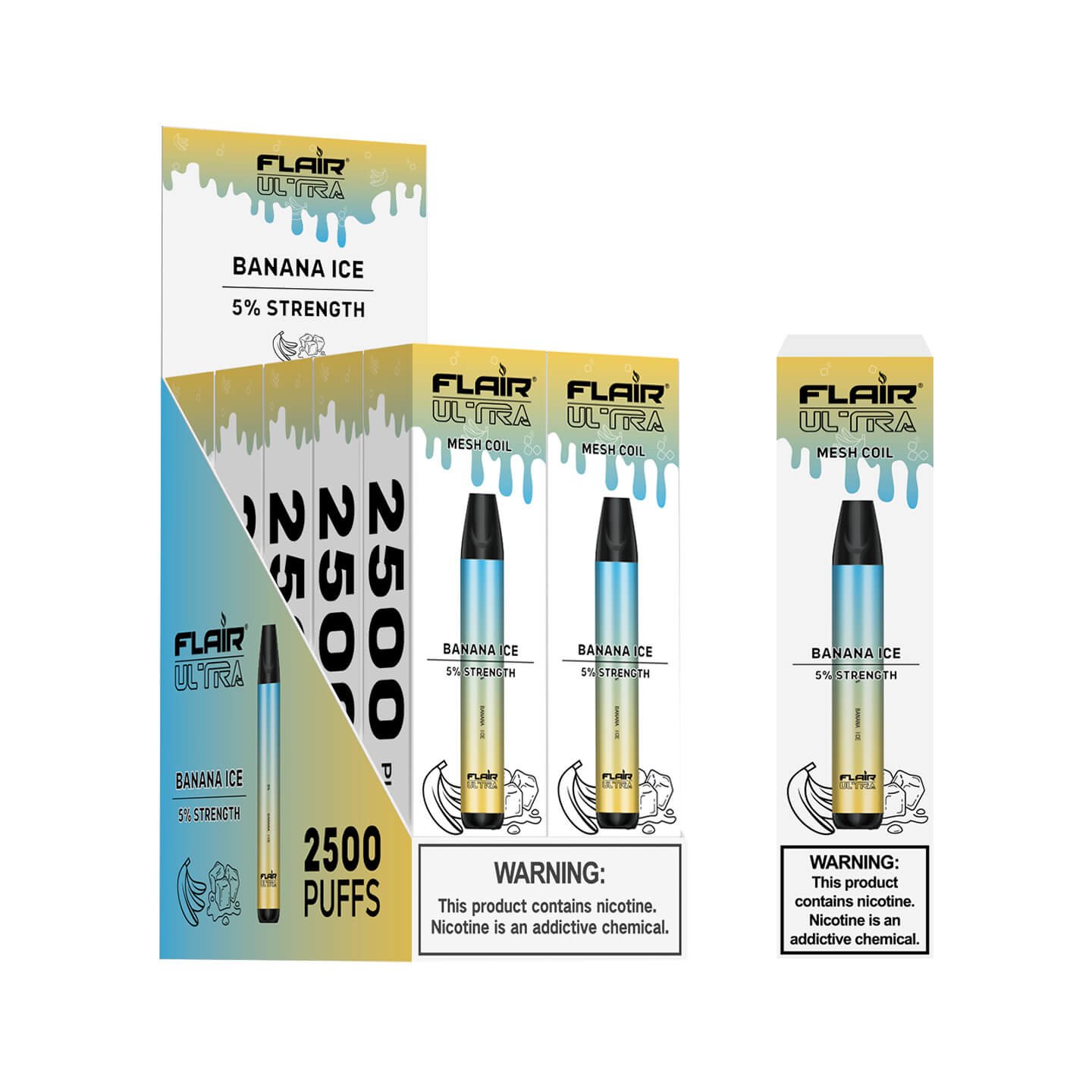 Flair Ultra Disposable Devices (Splash Ice - 2500 Puffs) - VapeShire