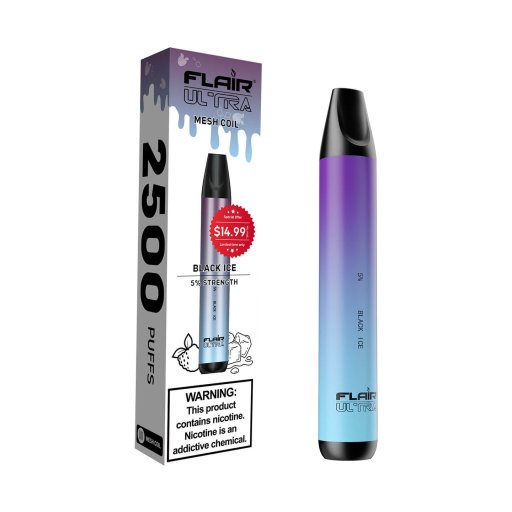 Flair Ultra Disposable Devices (Black Ice - 2500 Puffs)