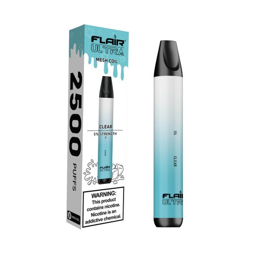 Flair Ultra Disposable Devices (Clear - 2500 Puffs)
