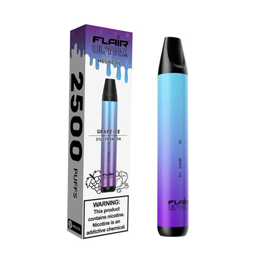 Flair Ultra Disposable Devices (Grape Ice- 2500 Puffs)