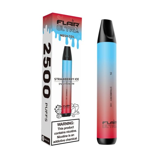 Flair Ultra Disposable Devices (Strawberry Ice - 2500 Puffs)