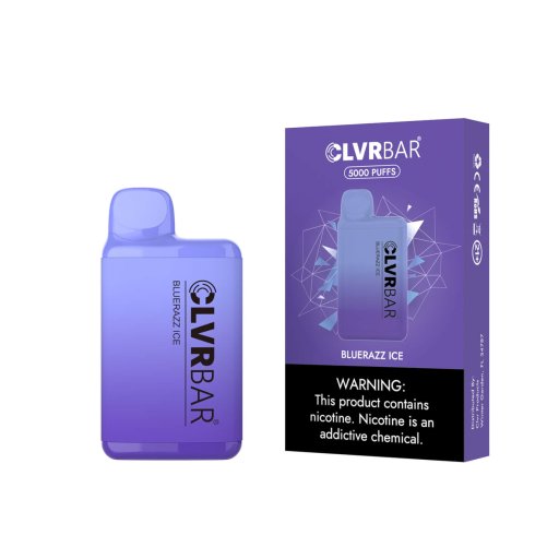 CLVRBAR Disposable Device (Bluerazz Ice - 5000 Puffs)