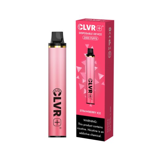 CLVRPlus Disposable Device (Strawberry Ice- 2500 Puffs)